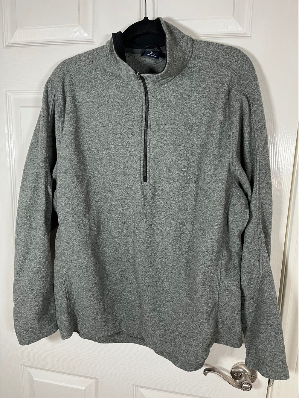 Lands End Gray 1/4 Zip Pullover XL men’s Gorpcore cabincore